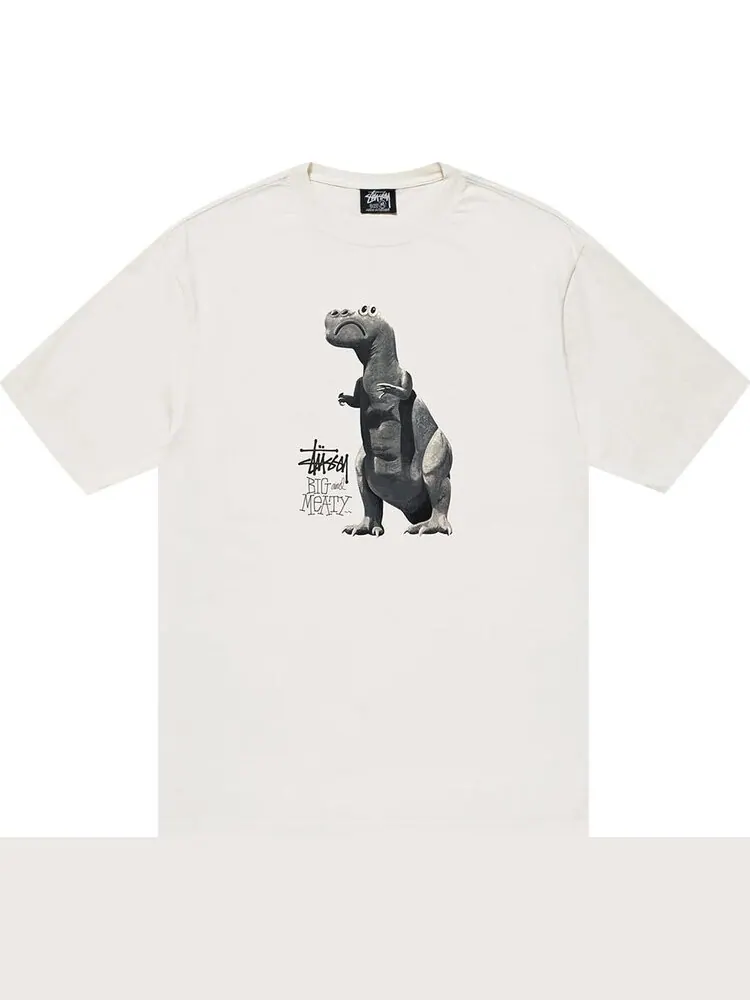 Футболка Stussy Big & Meaty Pigment Dyed Tee 'Natural' — изображение 1 из 2, бежевый