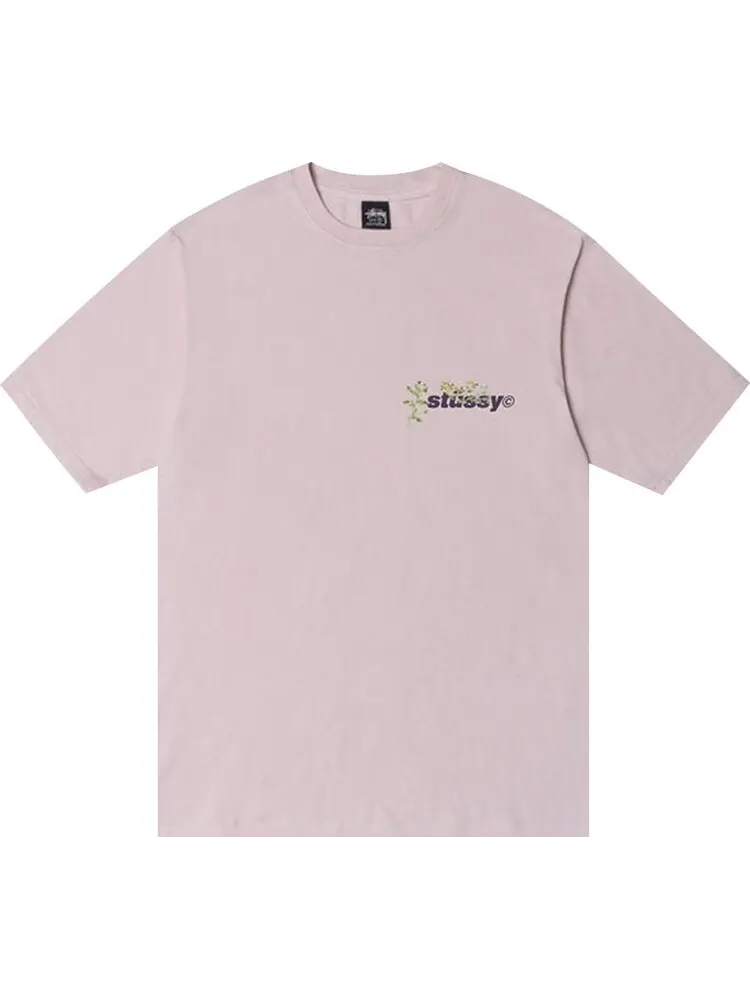 Футболка Stussy Bokay Pigment Dyed Tee 'Blush' — изображение 1 из 2, розовый