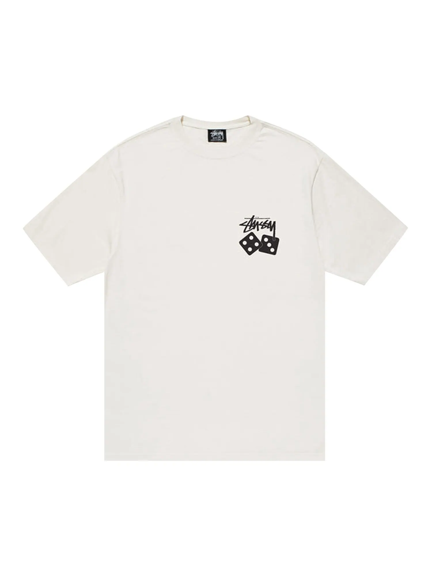 Футболка Stussy Dice, окрашенная в пигмент