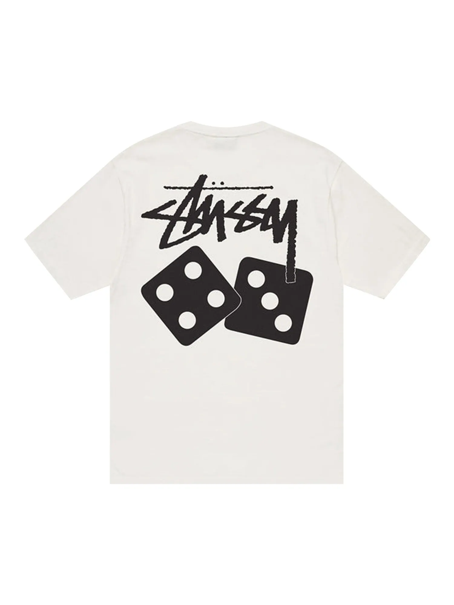 Футболка Stussy Dice, окрашенная в пигмент — изображение 2 из 2, натуральный