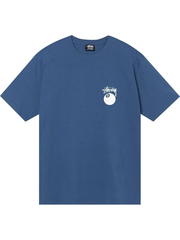 Футболка Stussy Billiards Tee 'Midnight' — изображение 1 из 2, синий