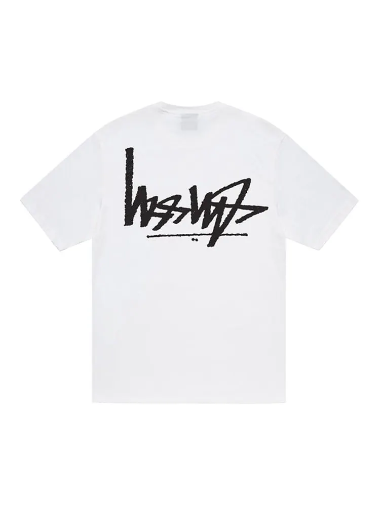 Футболка Stussy Flipped Tee 'White' — изображение 2 из 2, белый