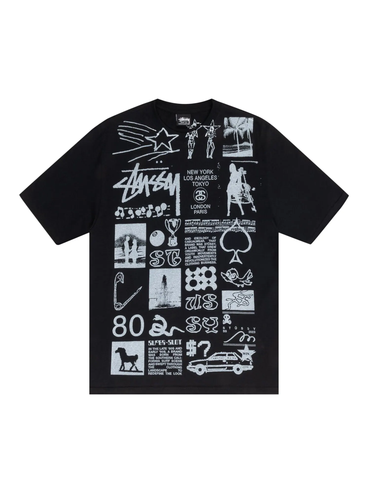 Футболка Stussy Sara Черная
