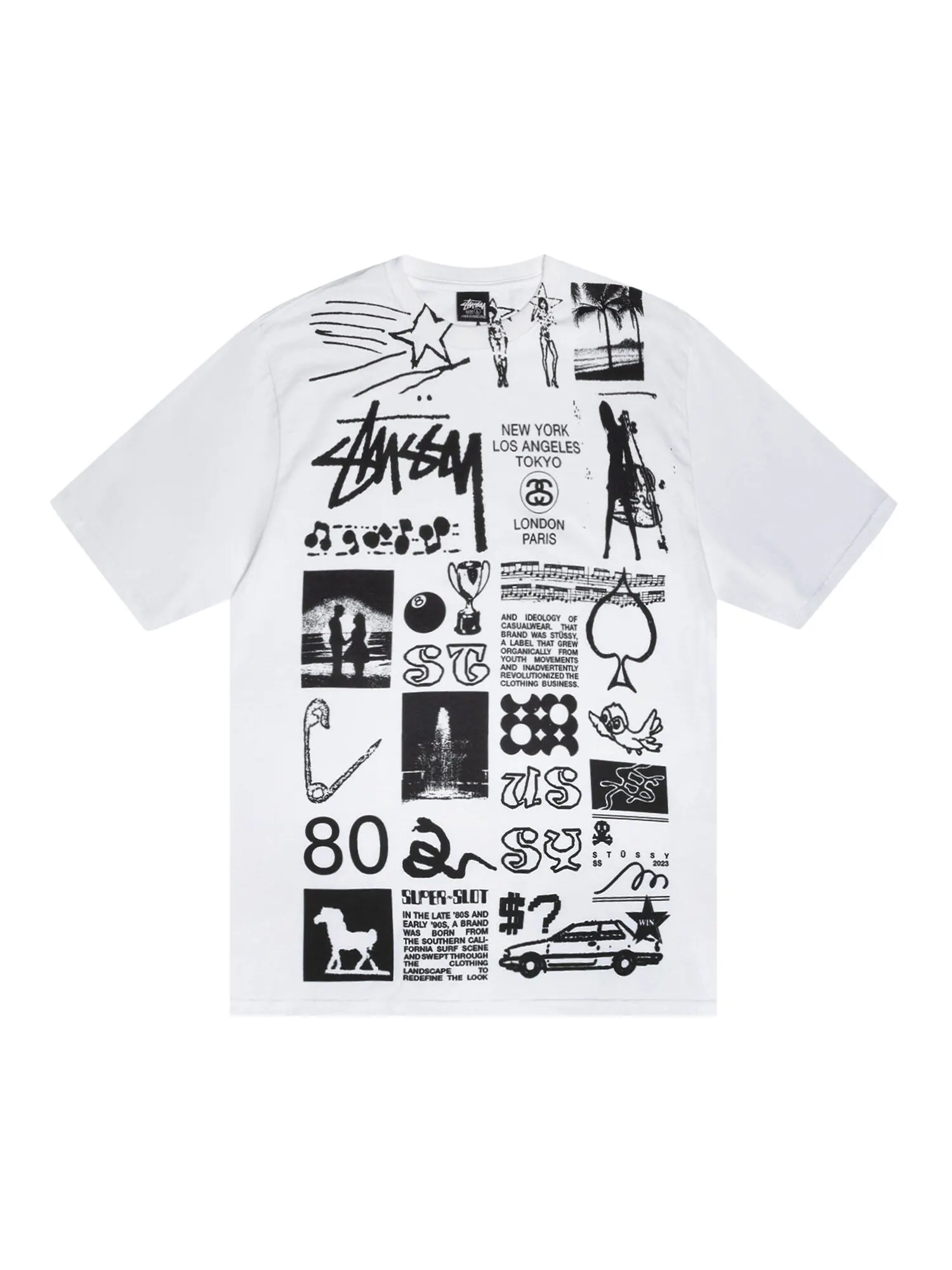 Футболка Stussy Sara Белая
