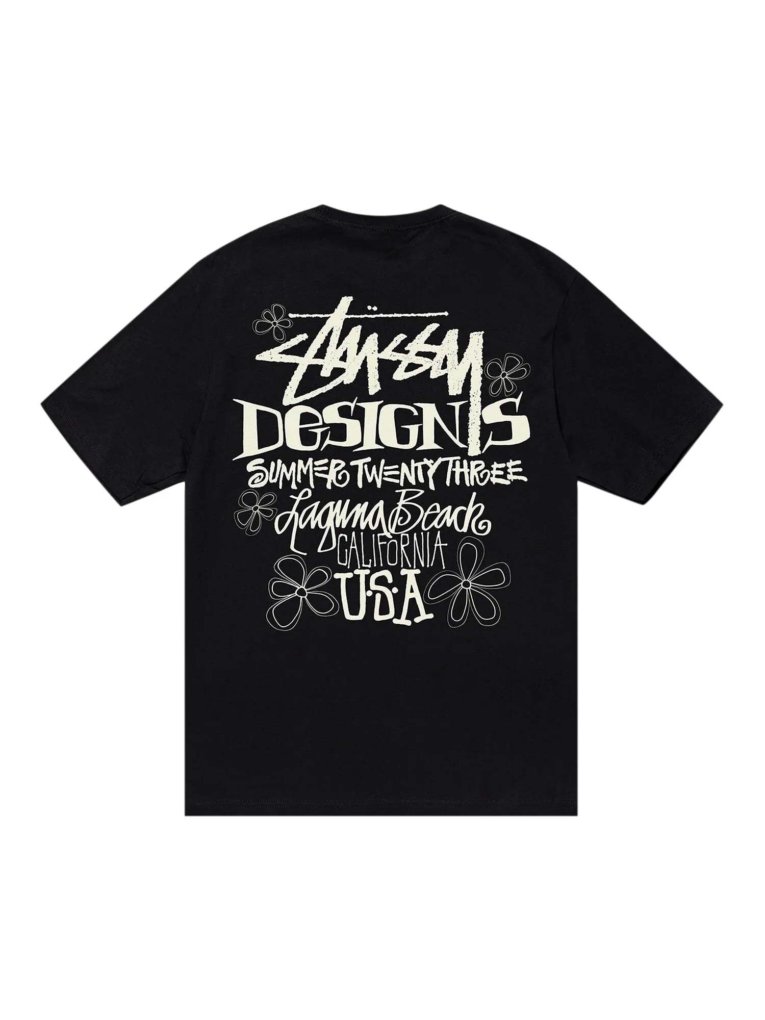 Летняя футболка Stussy LB — изображение 2 из 2, черный