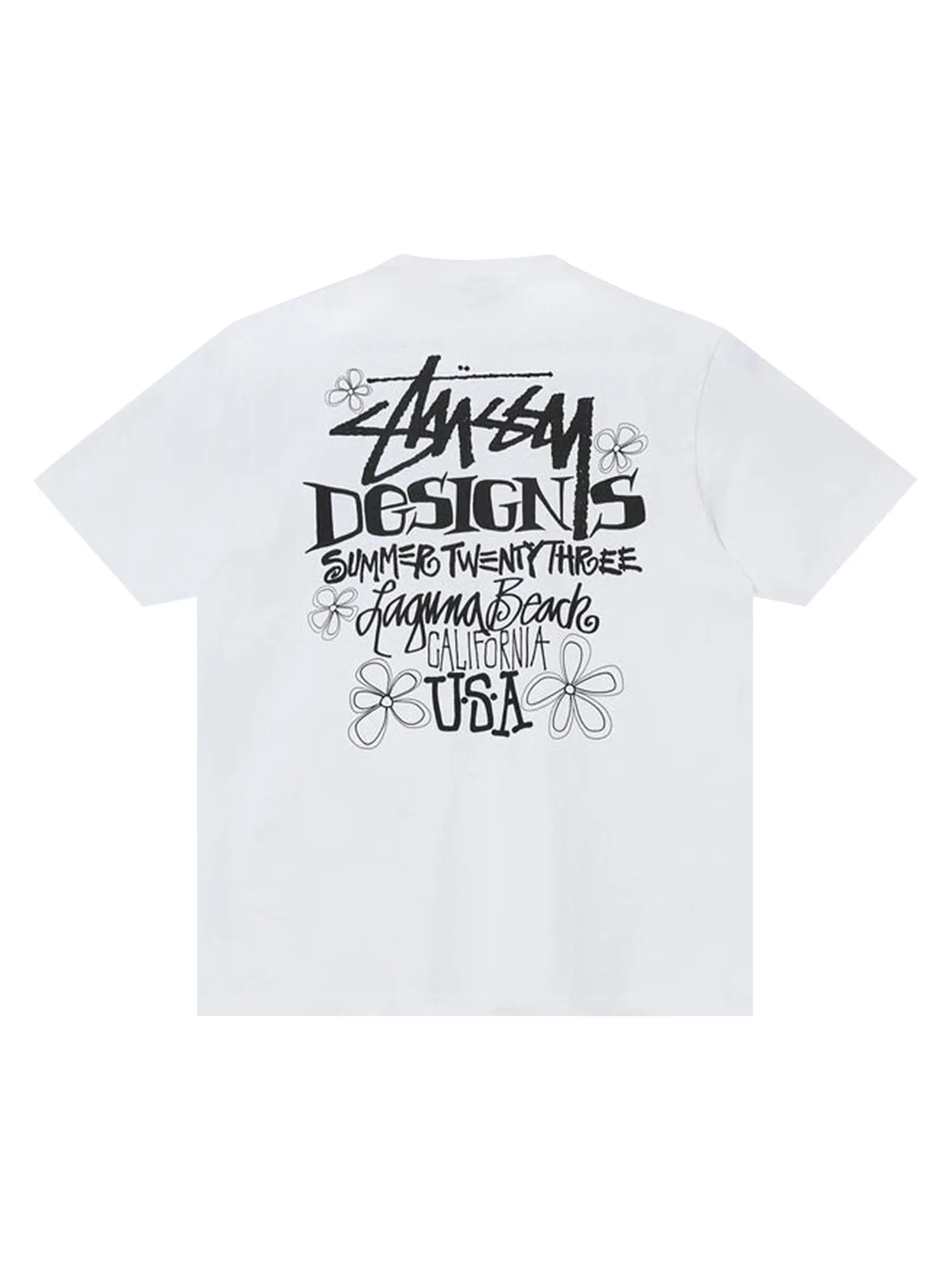 Летняя футболка Stussy LB — изображение 2 из 2, белый