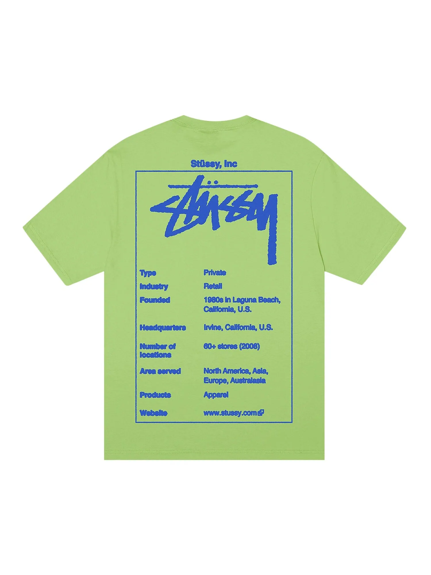 Футболка Stussy Wiki Чайная — изображение 2 из 2, чайный