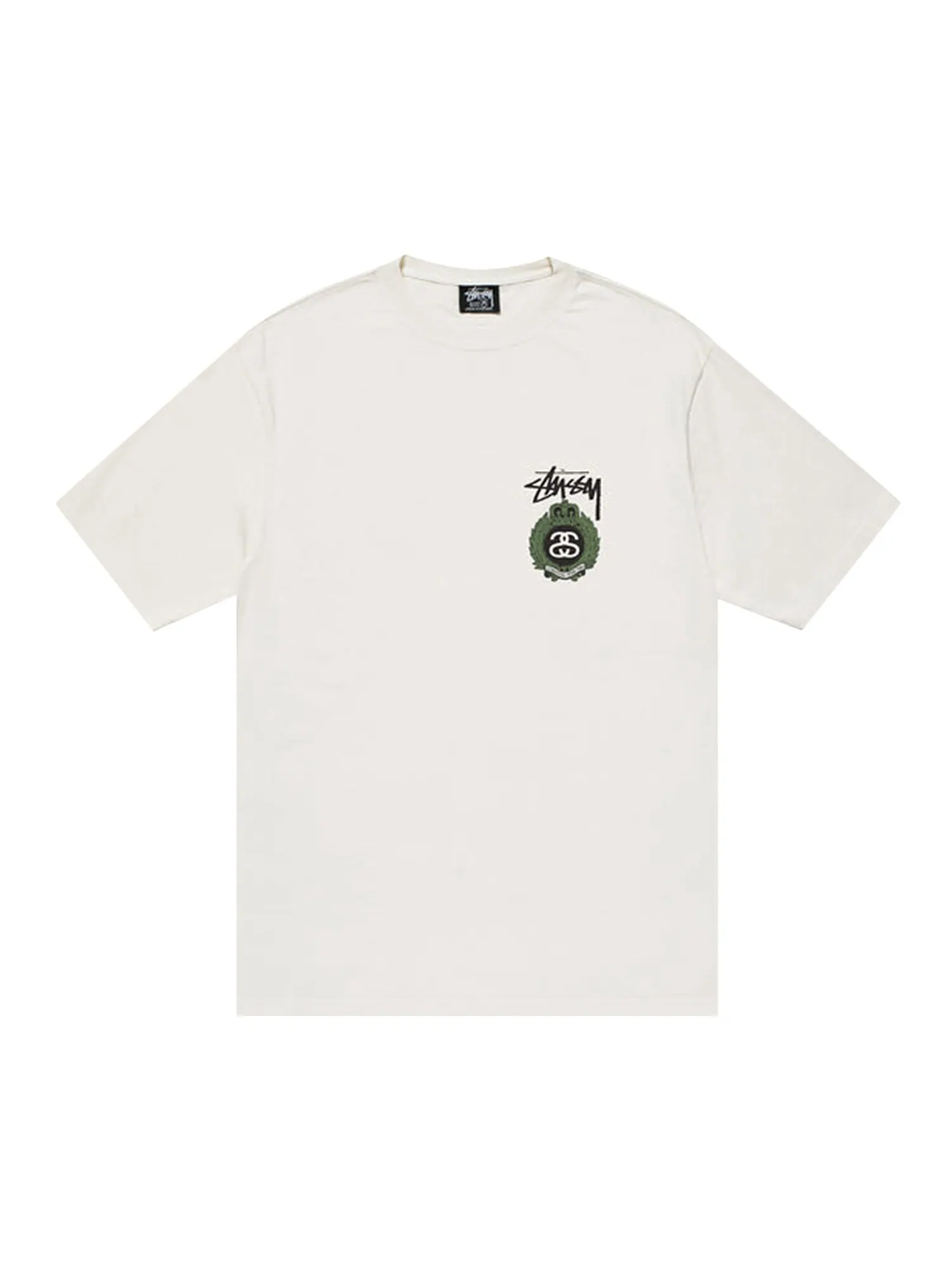 Футболка Stussy Crown Wreath, окрашенная в пигмент