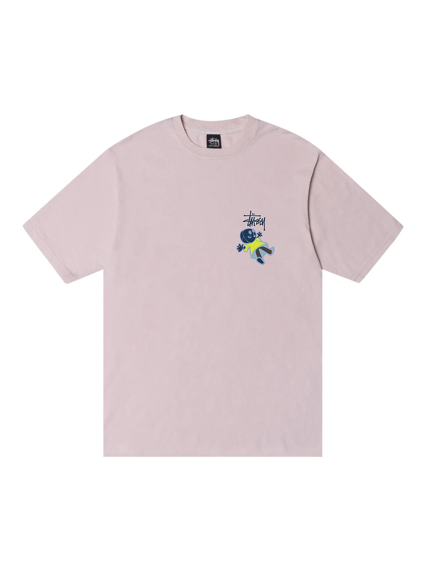 Футболка Stussy Dollie, окрашенная в пигмент, цвет Румяна