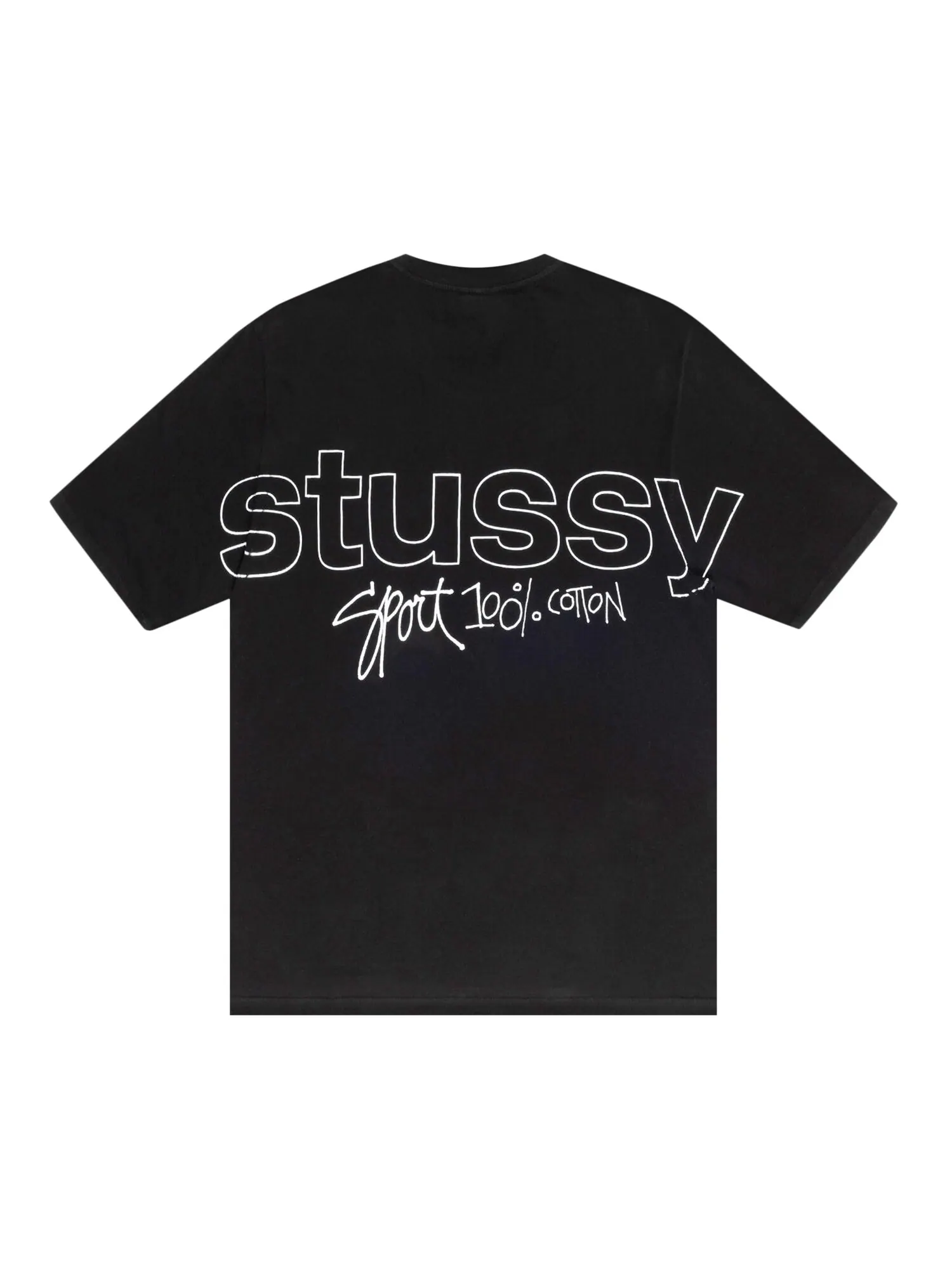 Футболка Stussy Sport 100% Pigment Dyed — изображение 2 из 2, черный