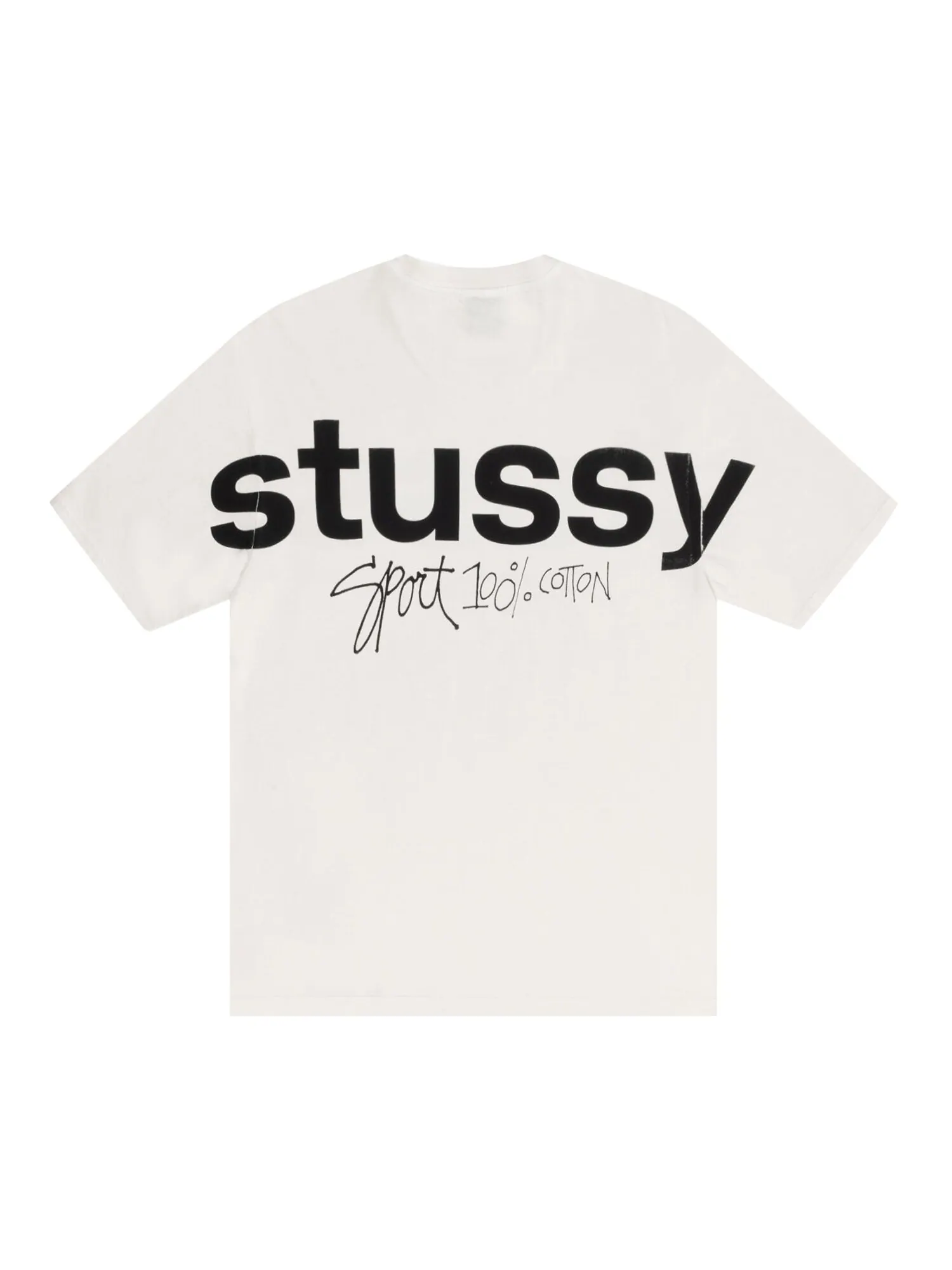 Футболка Stussy Sport, 100% пигментированная, Натуральная — изображение 2 из 2, прозрачный