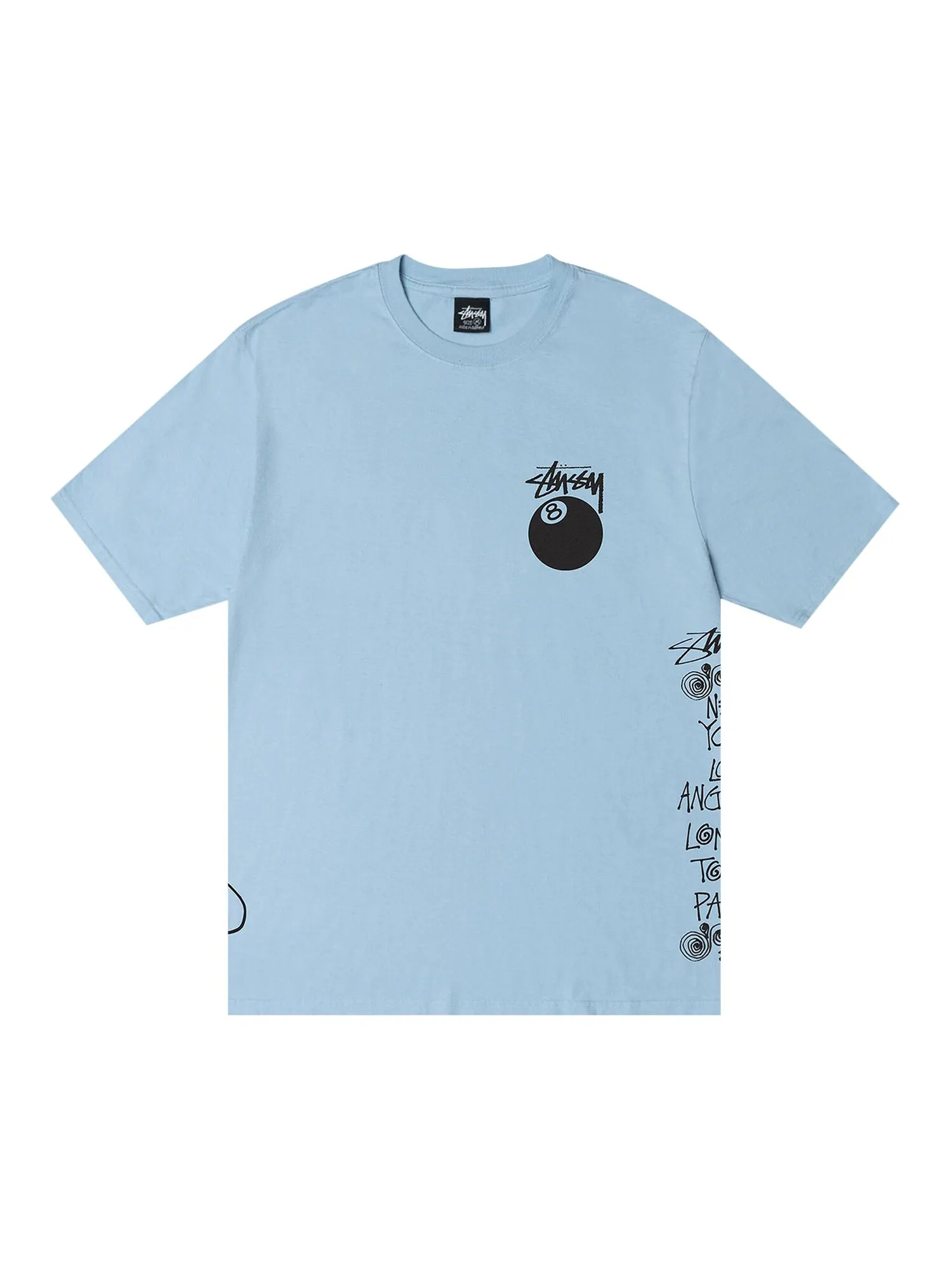 Футболка Stussy Test Strike, окрашенная в пигмент