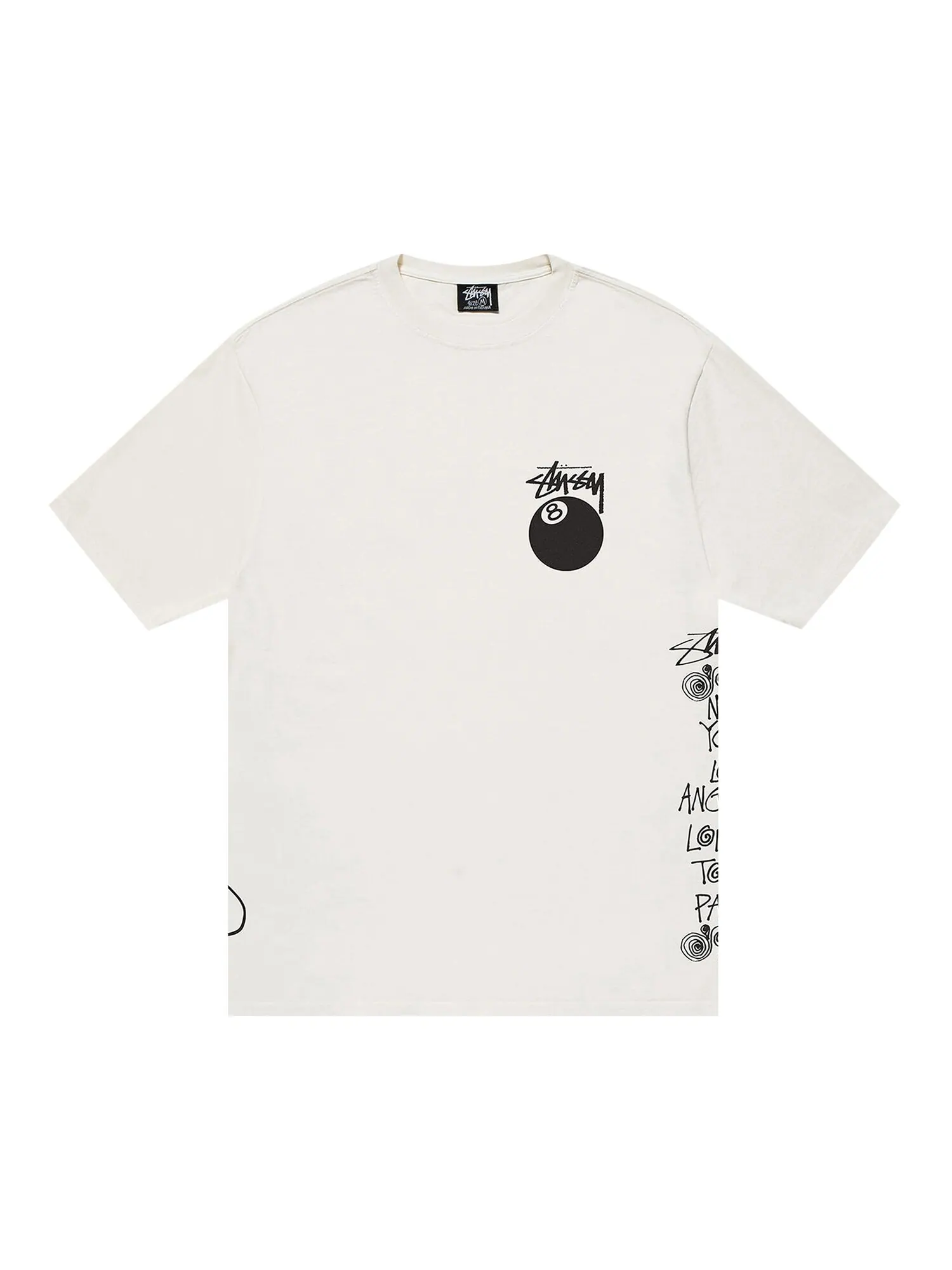 Футболка Stussy Test Strike, окрашенная в пигмент