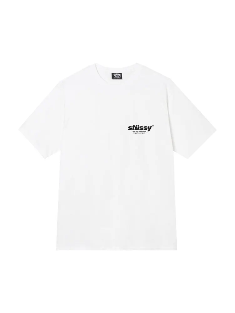 Футболка Stussy Gumball Tee 'White' — изображение 1 из 2, белый