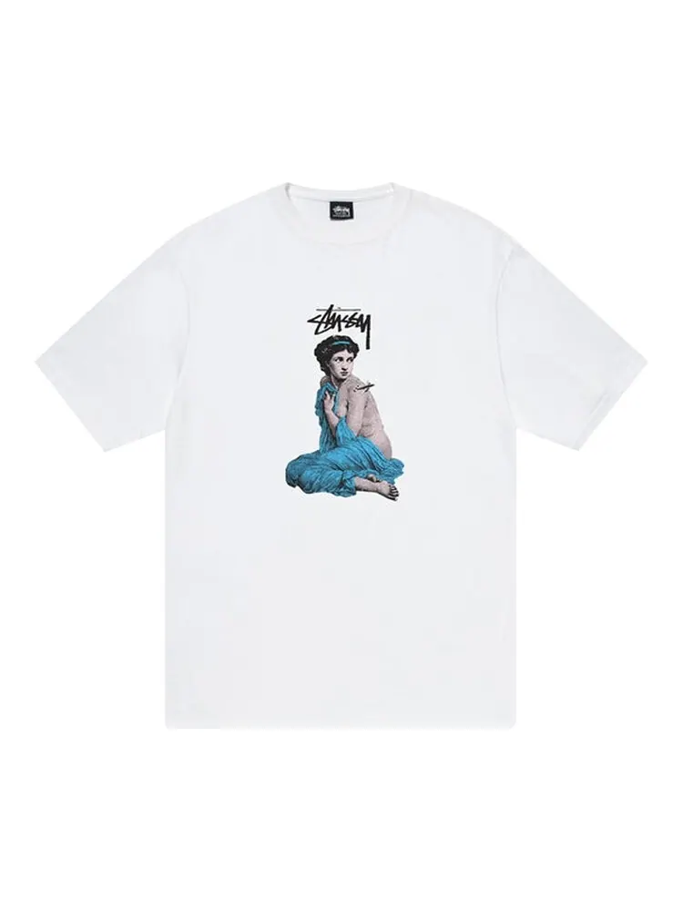 Футболка Stussy Lady Rome Tee 'White' — изображение 1 из 2, белый