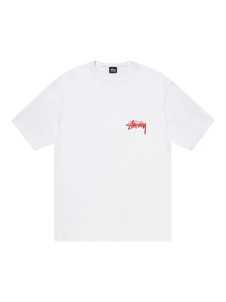 Футболка Stussy Wizard Tee 'White' — изображение 1 из 2, белый