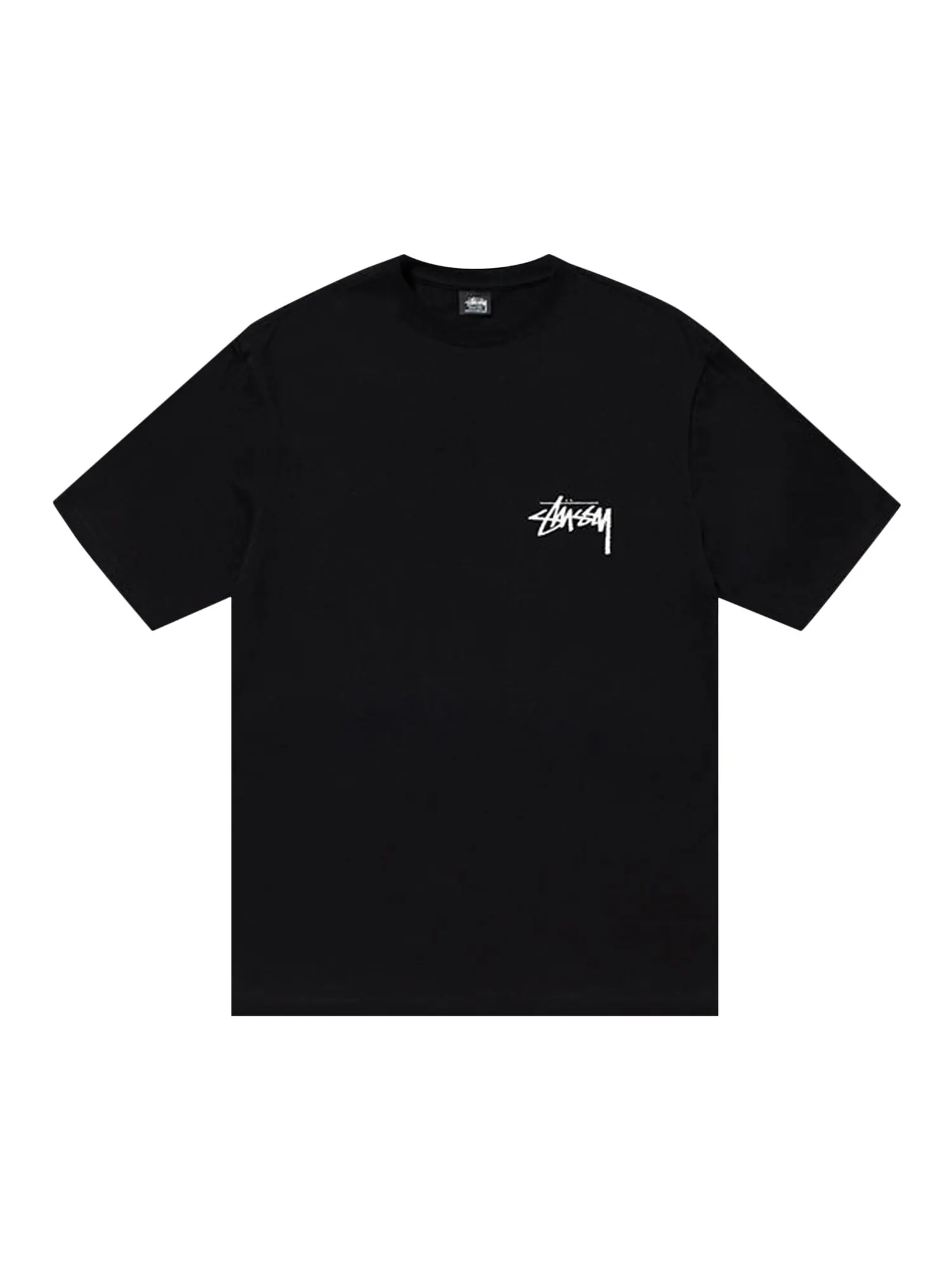 Плюшевая футболка Stussy Черная