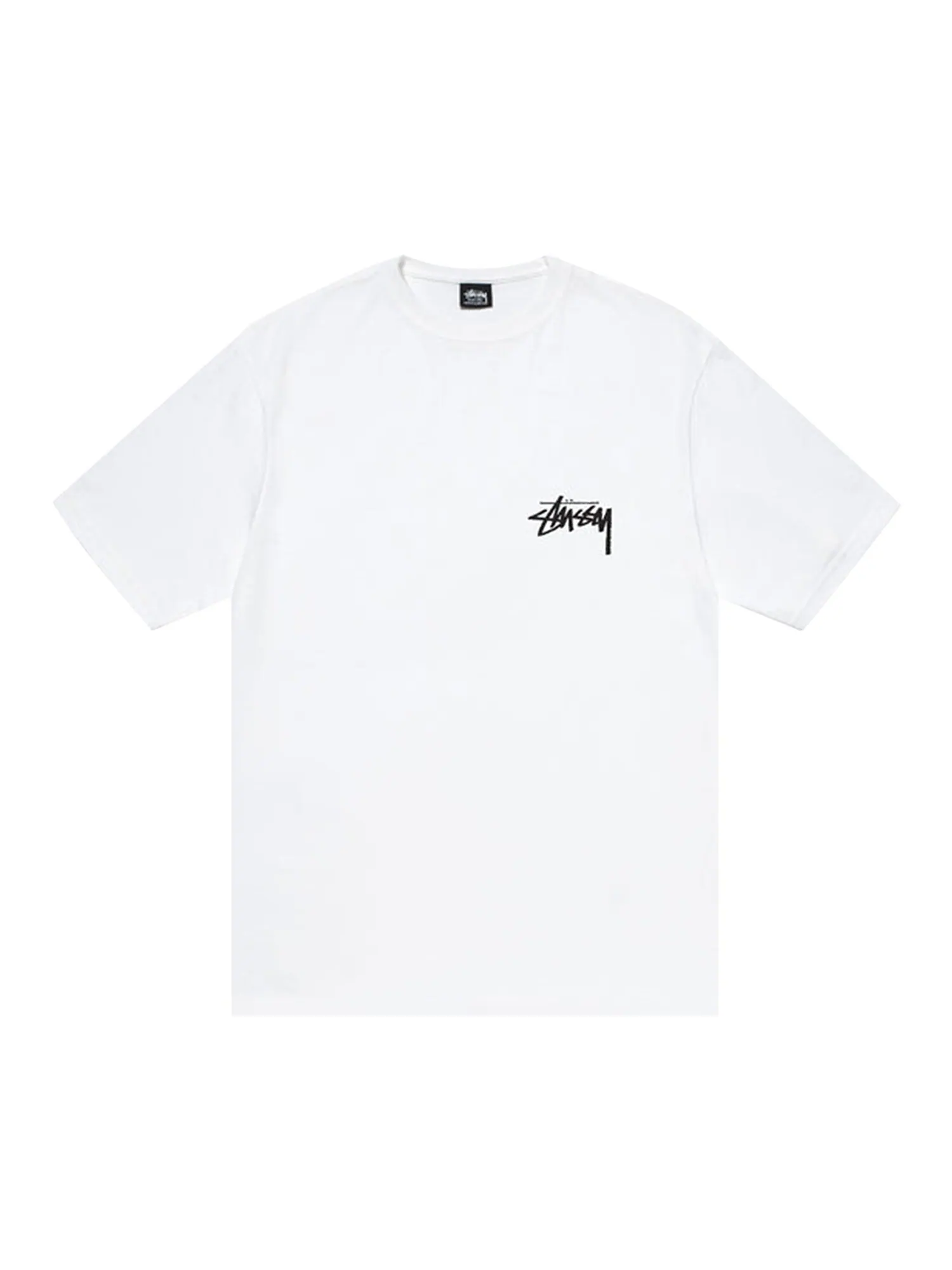 Плюшевая футболка Stussy Белая