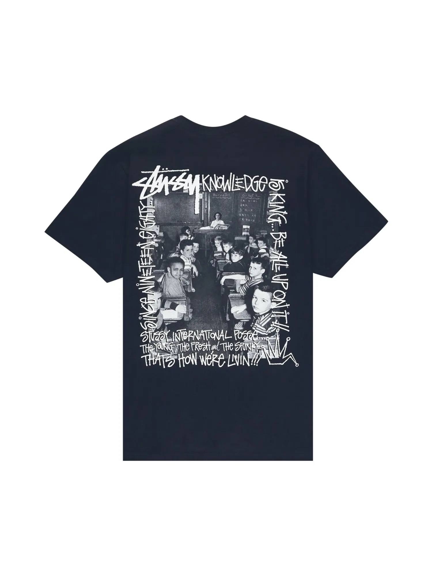 Классная футболка Stussy — изображение 2 из 2, черный