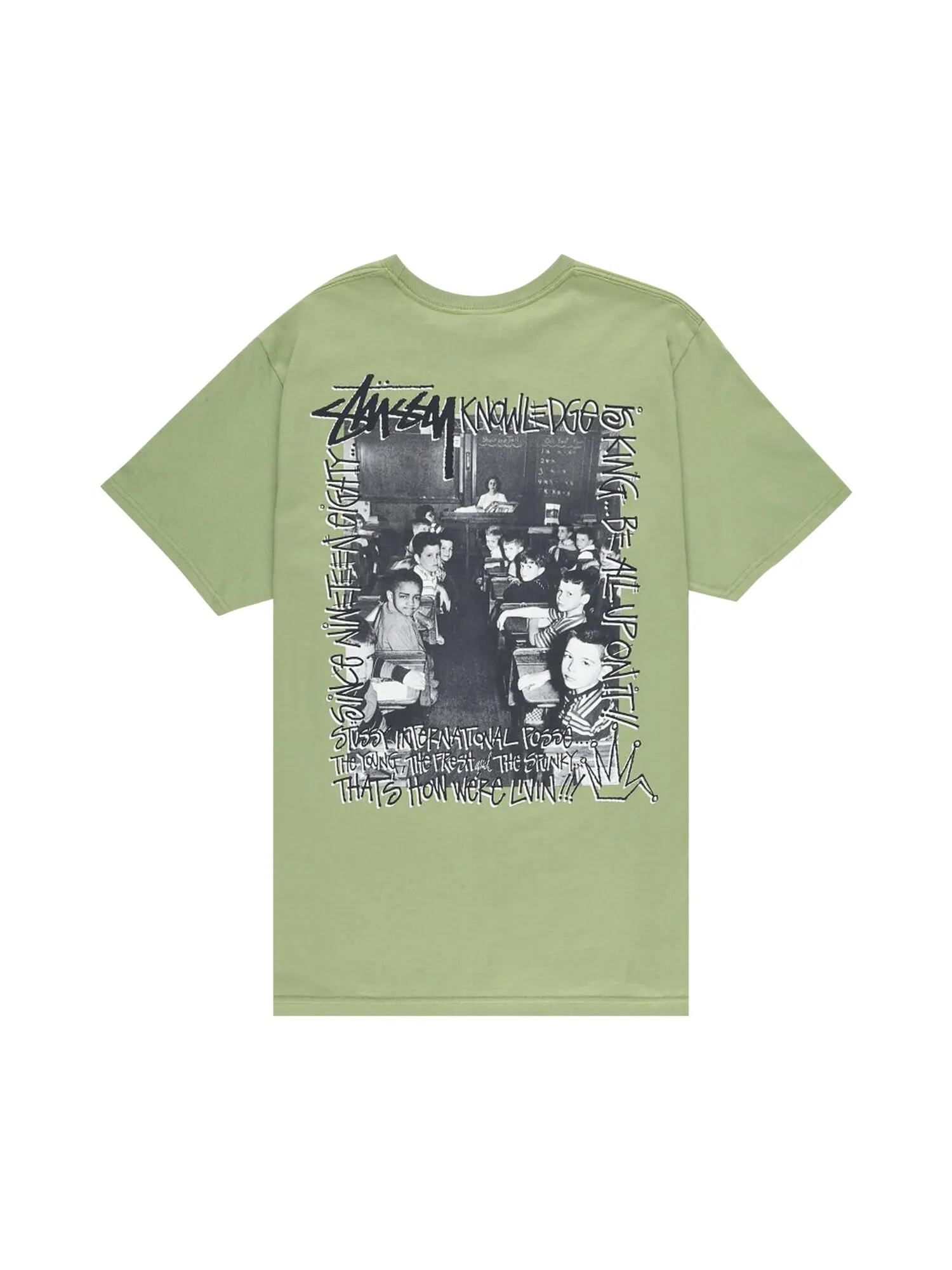 Классная футболка Stussy Мосс — изображение 2 из 2, мох