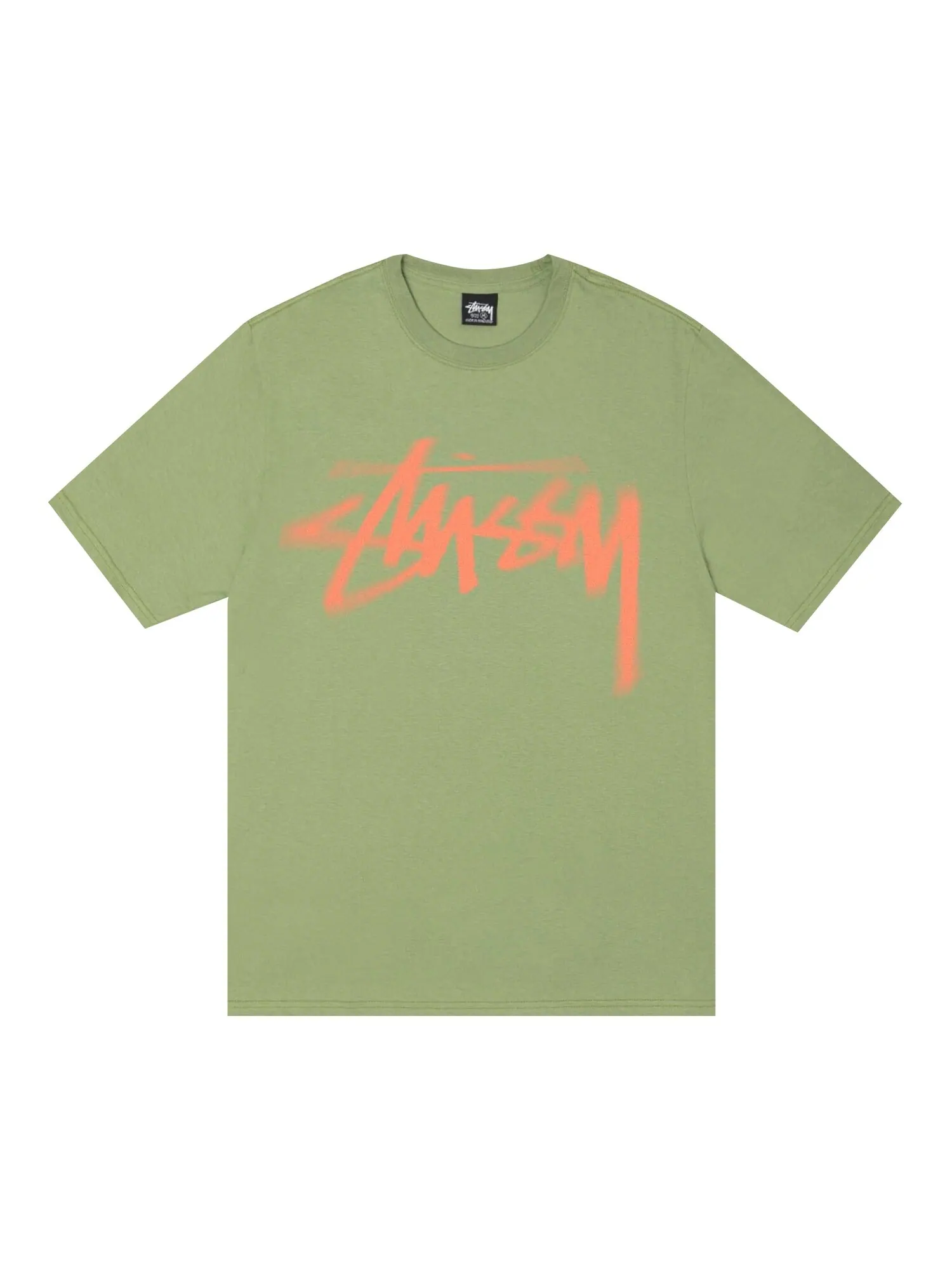 Футболка Stussy Dizzy Stock, цвет Мосс
