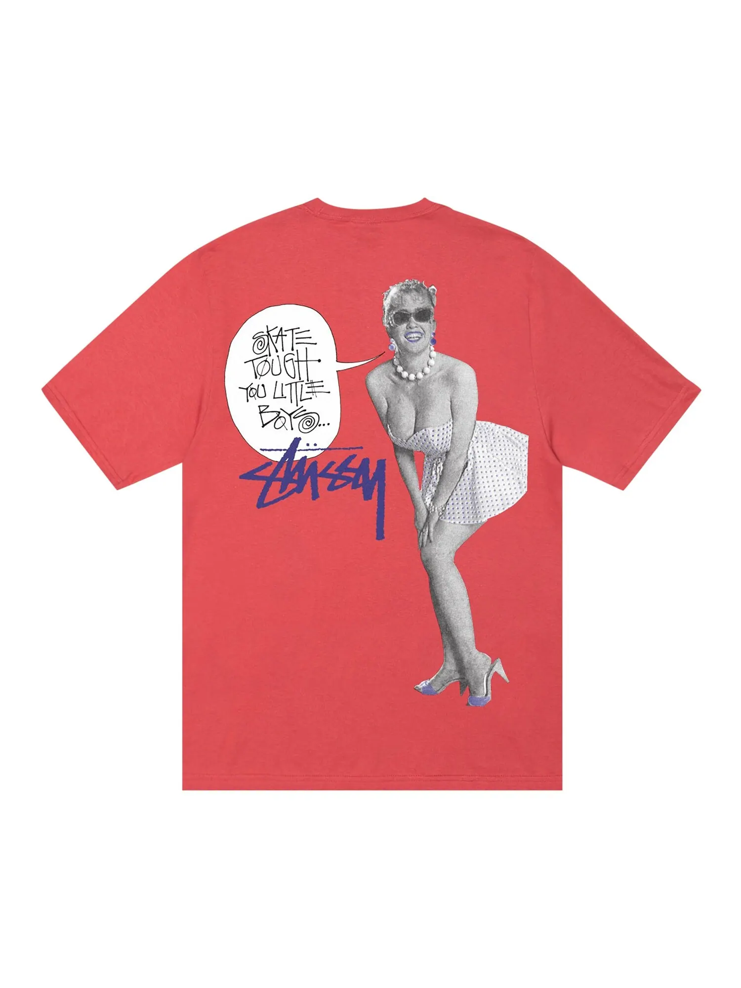 Футболка Stussy Skate Tough Pepper — изображение 2 из 2, коричневый