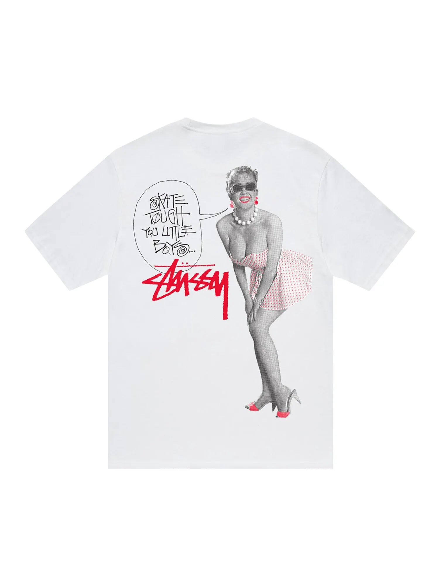 Футболка Stussy Skate Tough — изображение 2 из 2, белый