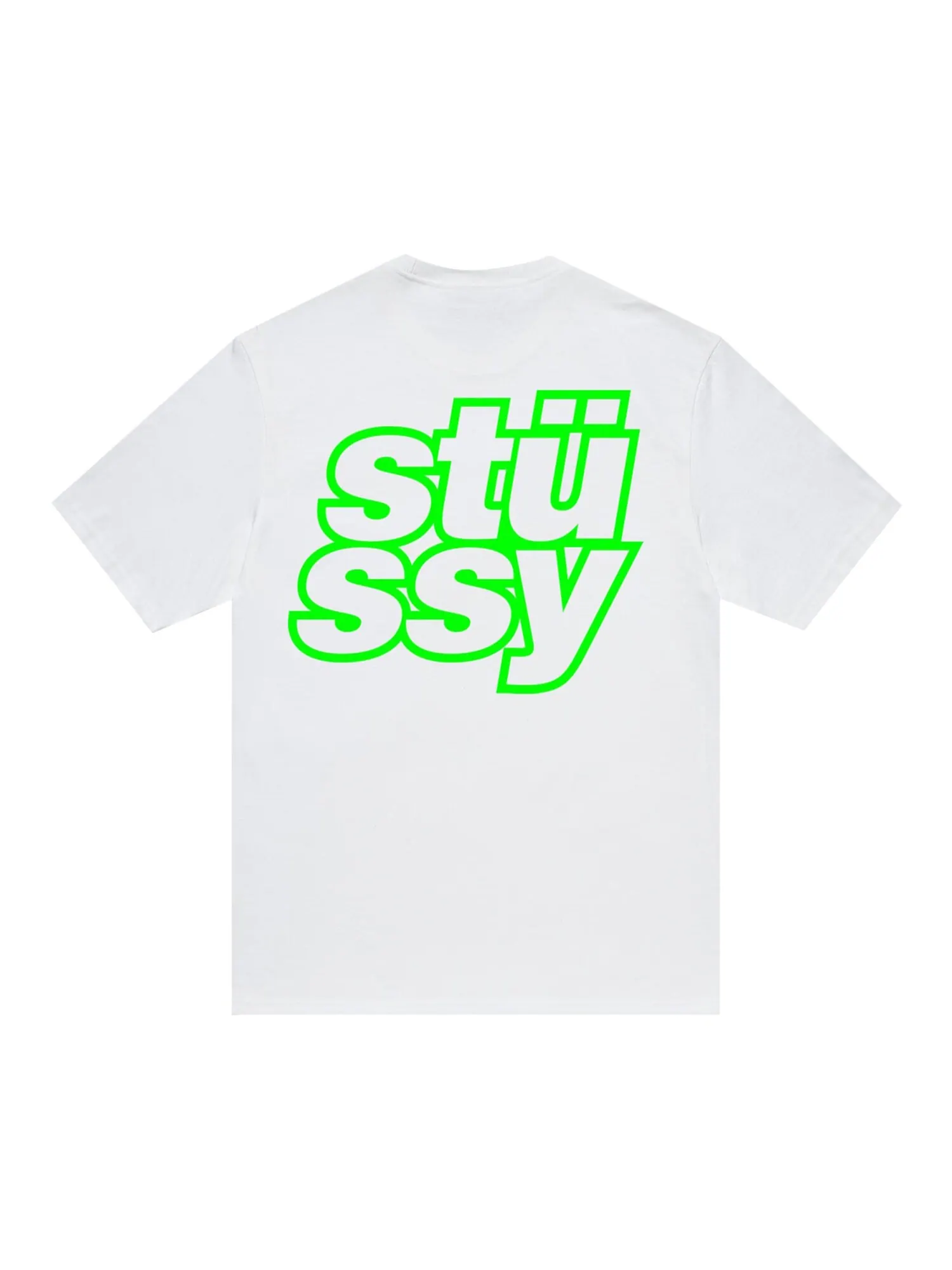 Футболка Stussy Stacked — изображение 2 из 2, белый