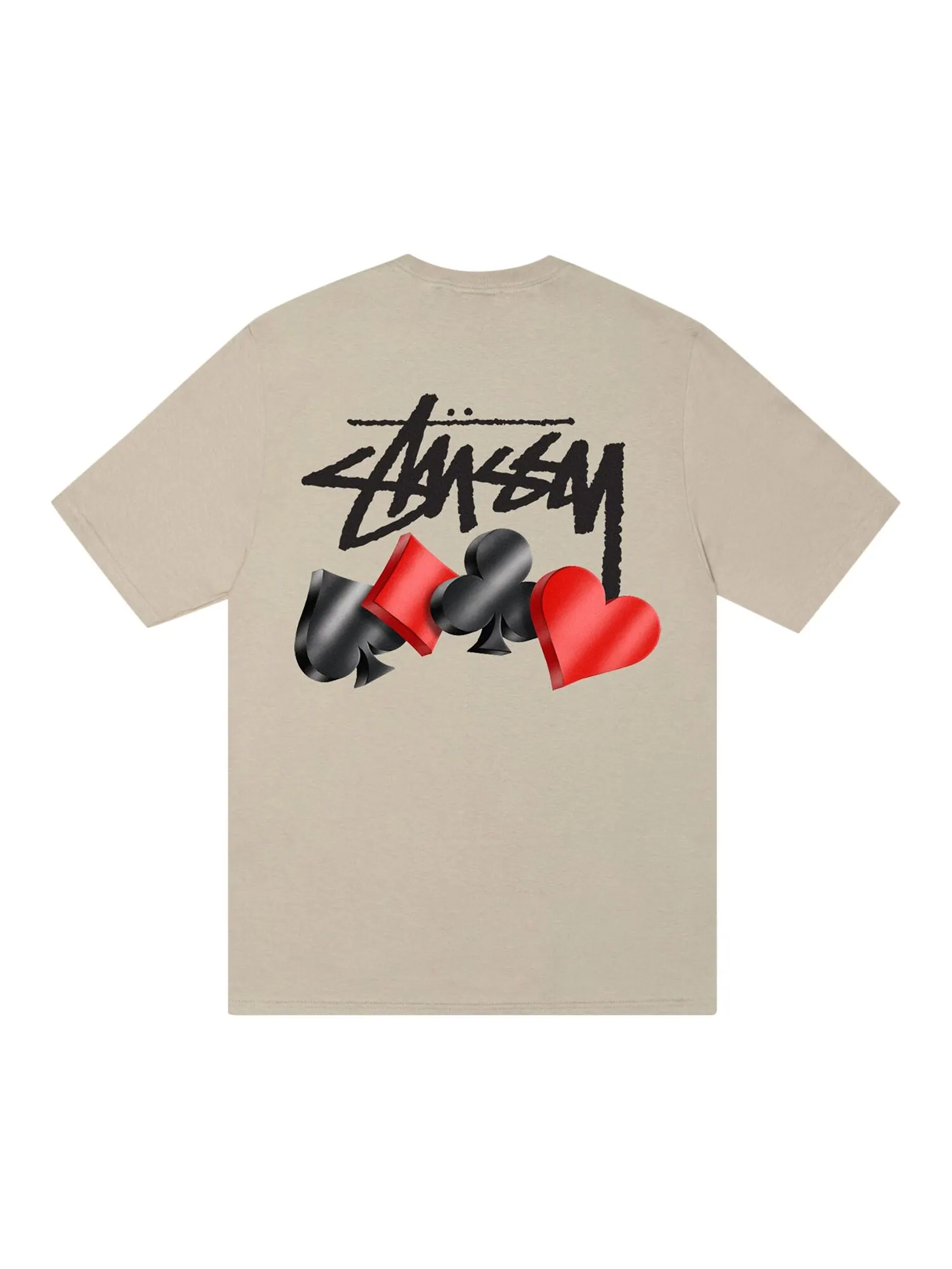 Футболка Stussy Suits цвета хаки — изображение 2 из 2