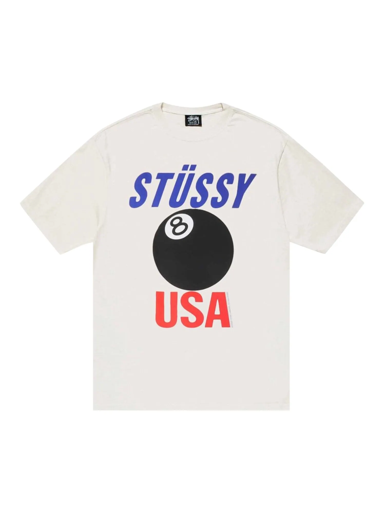 Футболка Stussy USA, окрашенная пигментом