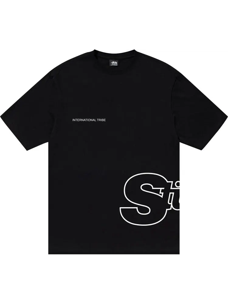 Футболка Stussy International Tribe Tee 'Black' — изображение 1 из 2, черный