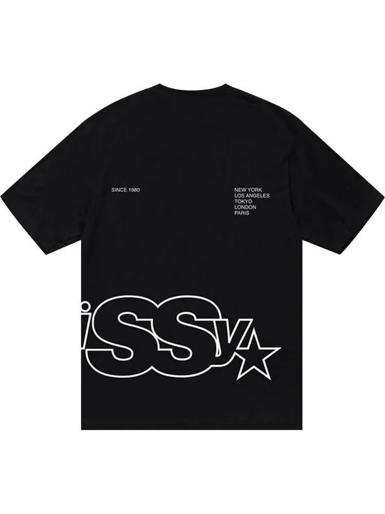 Футболка Stussy International Tribe Tee 'Black' — изображение 2 из 2, черный