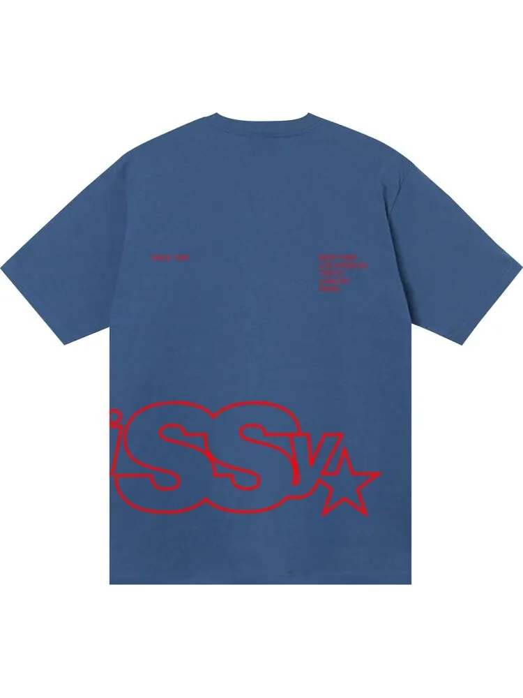 Футболка Stussy International Tribe Tee 'Midnight' — изображение 2 из 2, синий