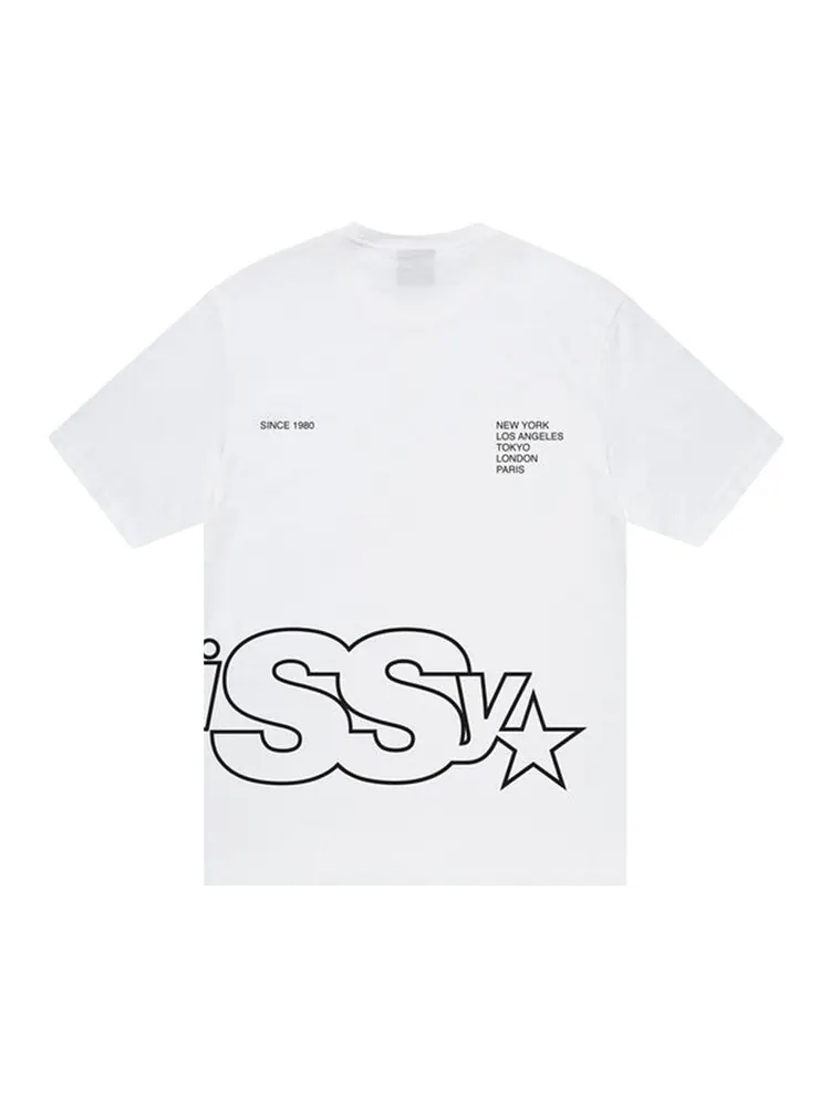 Футболка Stussy International Tribe Tee 'White' — изображение 2 из 2, белый