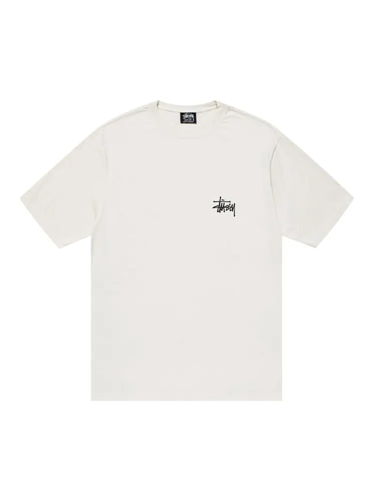 Футболка Stussy Fallen Angel Pigment Dyed Tee 'Natural' — изображение 1 из 2, белый
