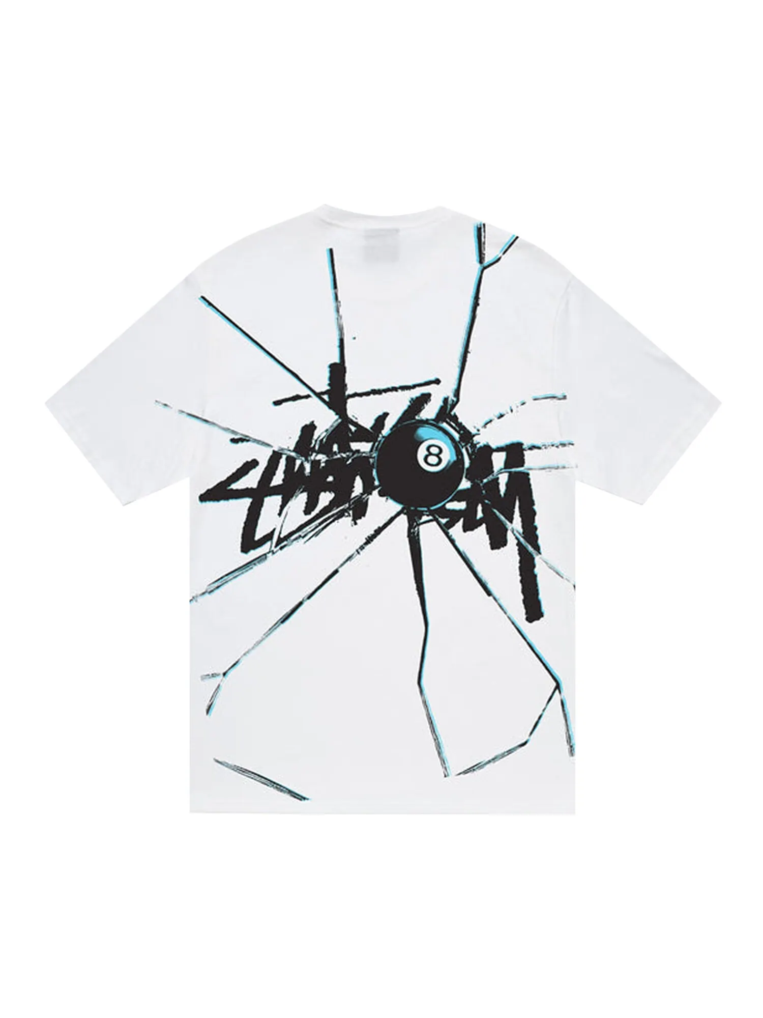 Футболка Stussy Shattered Белая — изображение 2 из 2, белый
