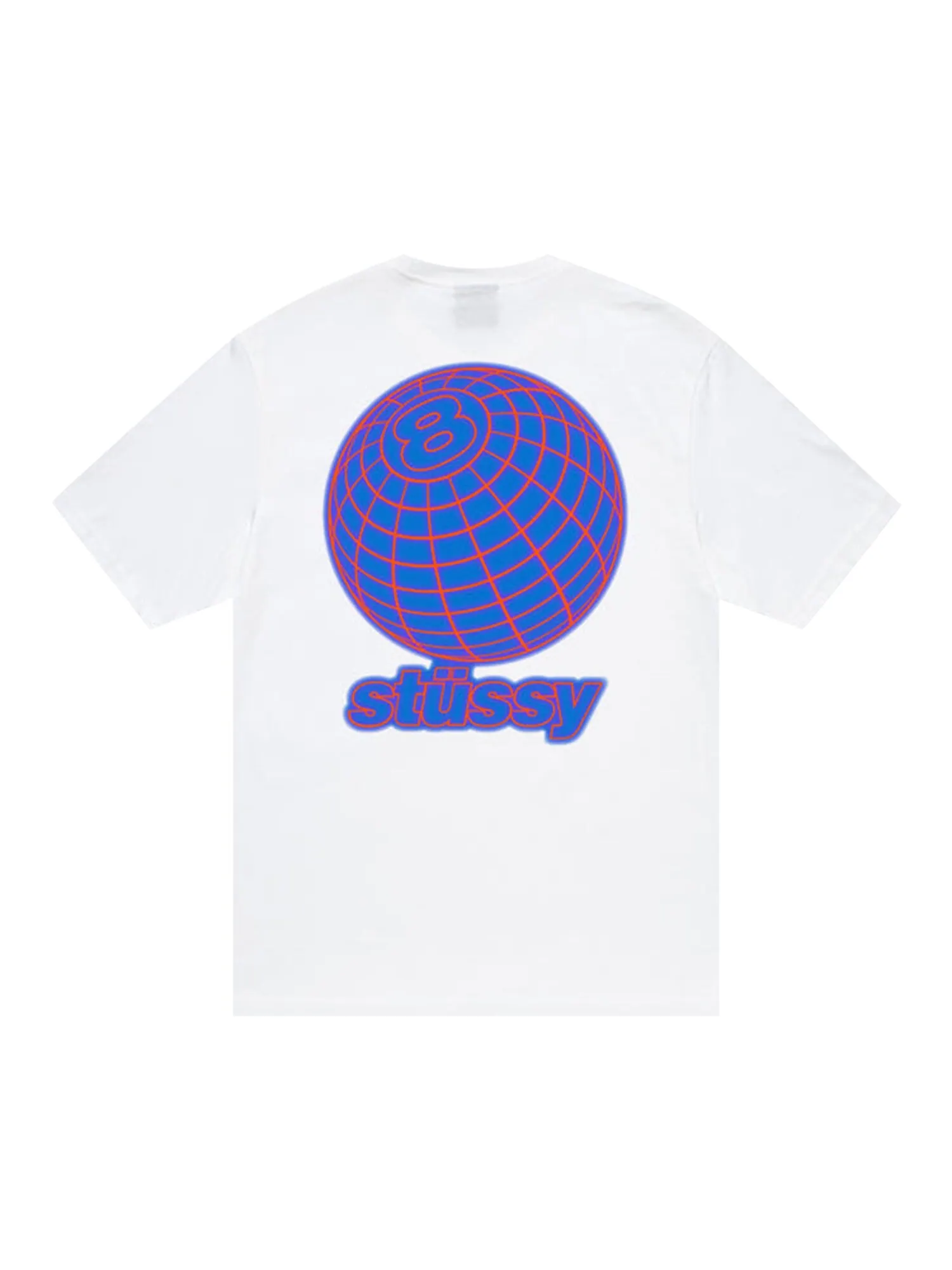 Футболка Stussy с 8 мячами — изображение 2 из 2, белый
