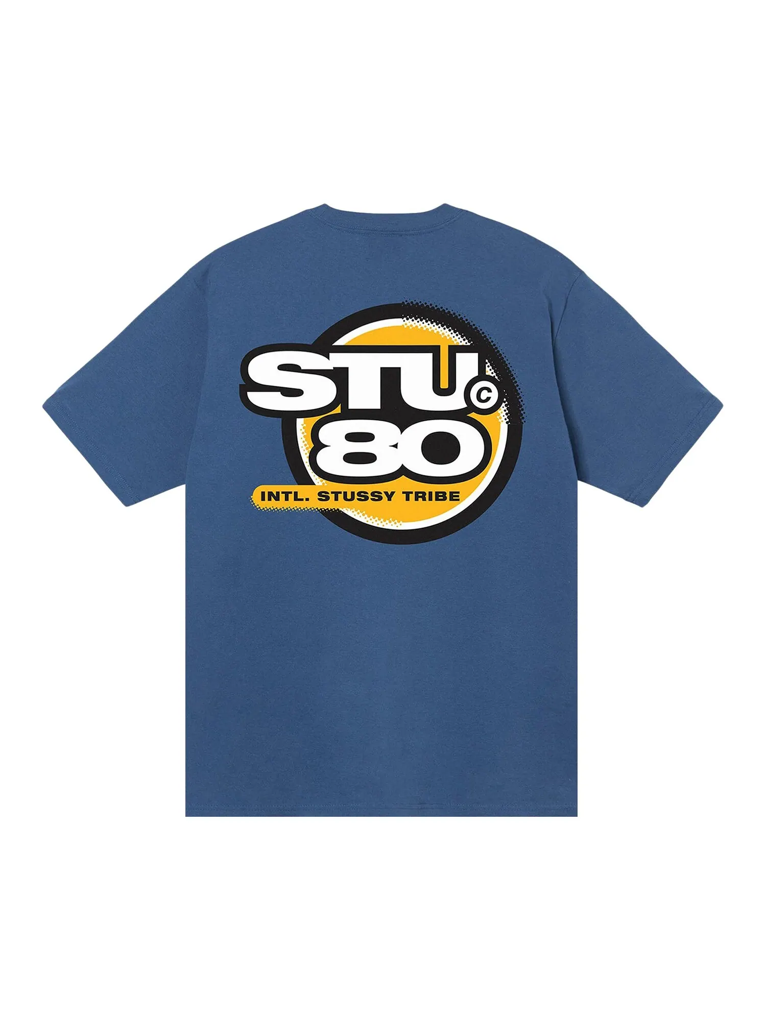 Футболка Stussy Hot 80 Полночь — изображение 2 из 2, синий