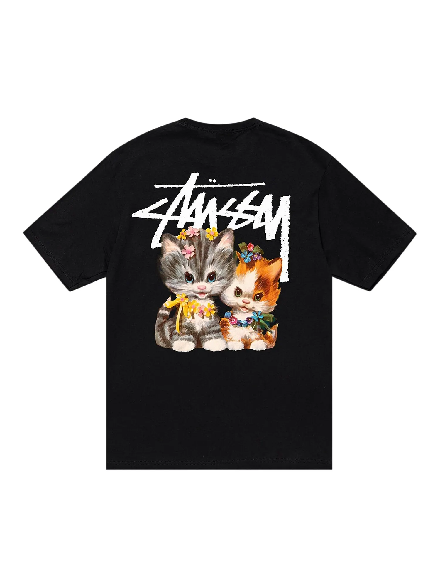 Футболка Stussy Kittens — изображение 2 из 2, черный