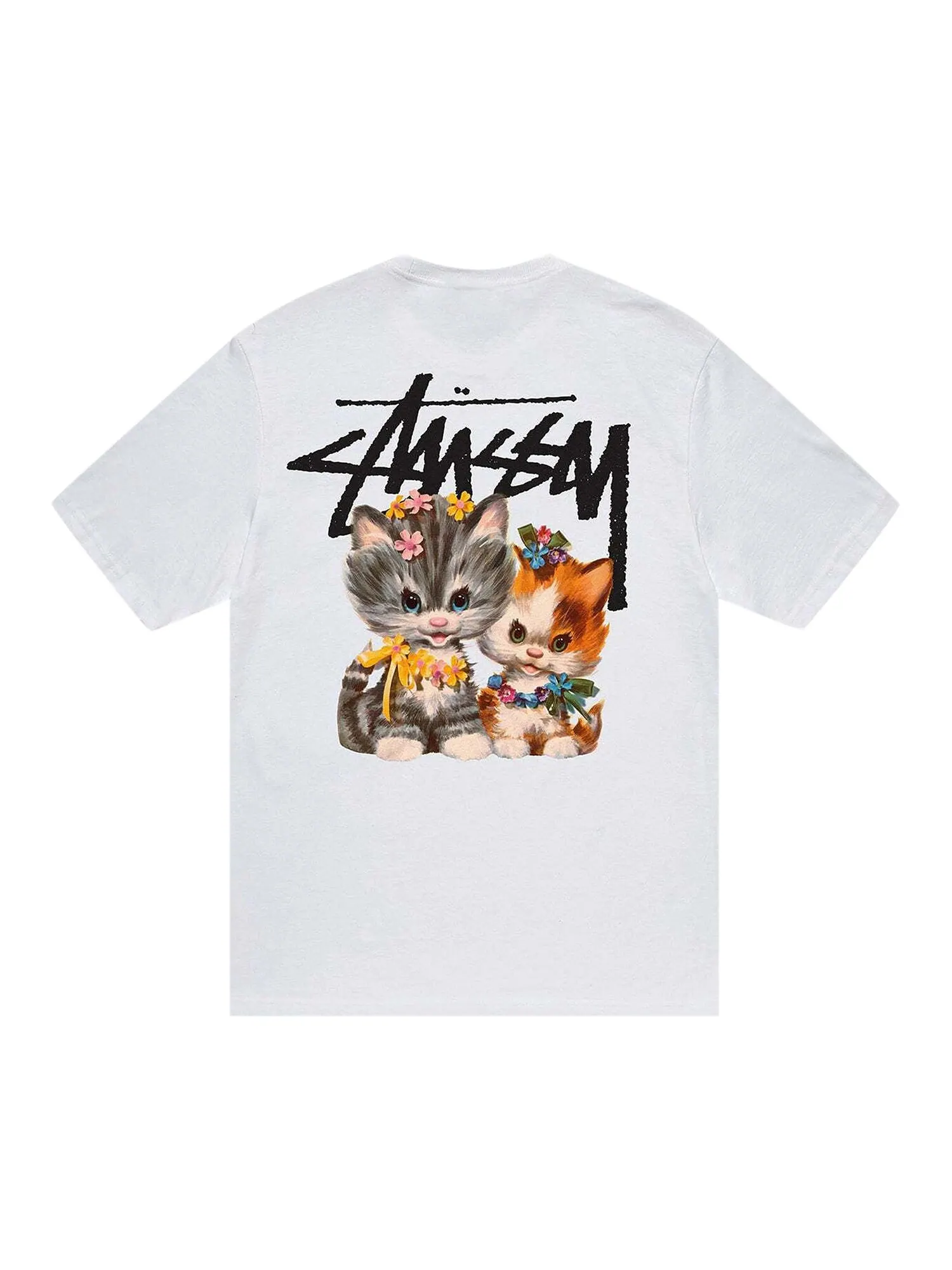 Футболка Stussy Kittens — изображение 2 из 2, белый