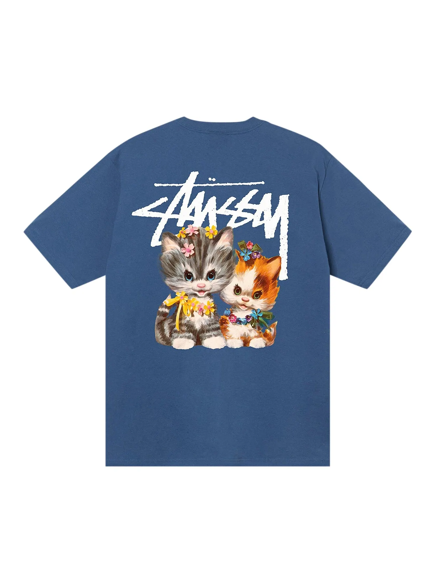 Футболка Stussy Kittens — изображение 2 из 2, синий