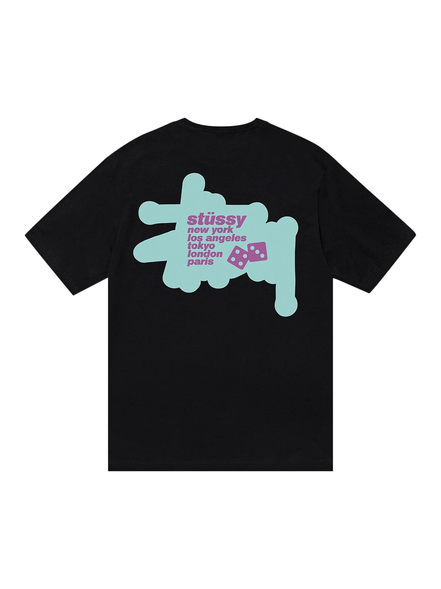 Футболка силуэта Stussy — изображение 2 из 2, черный