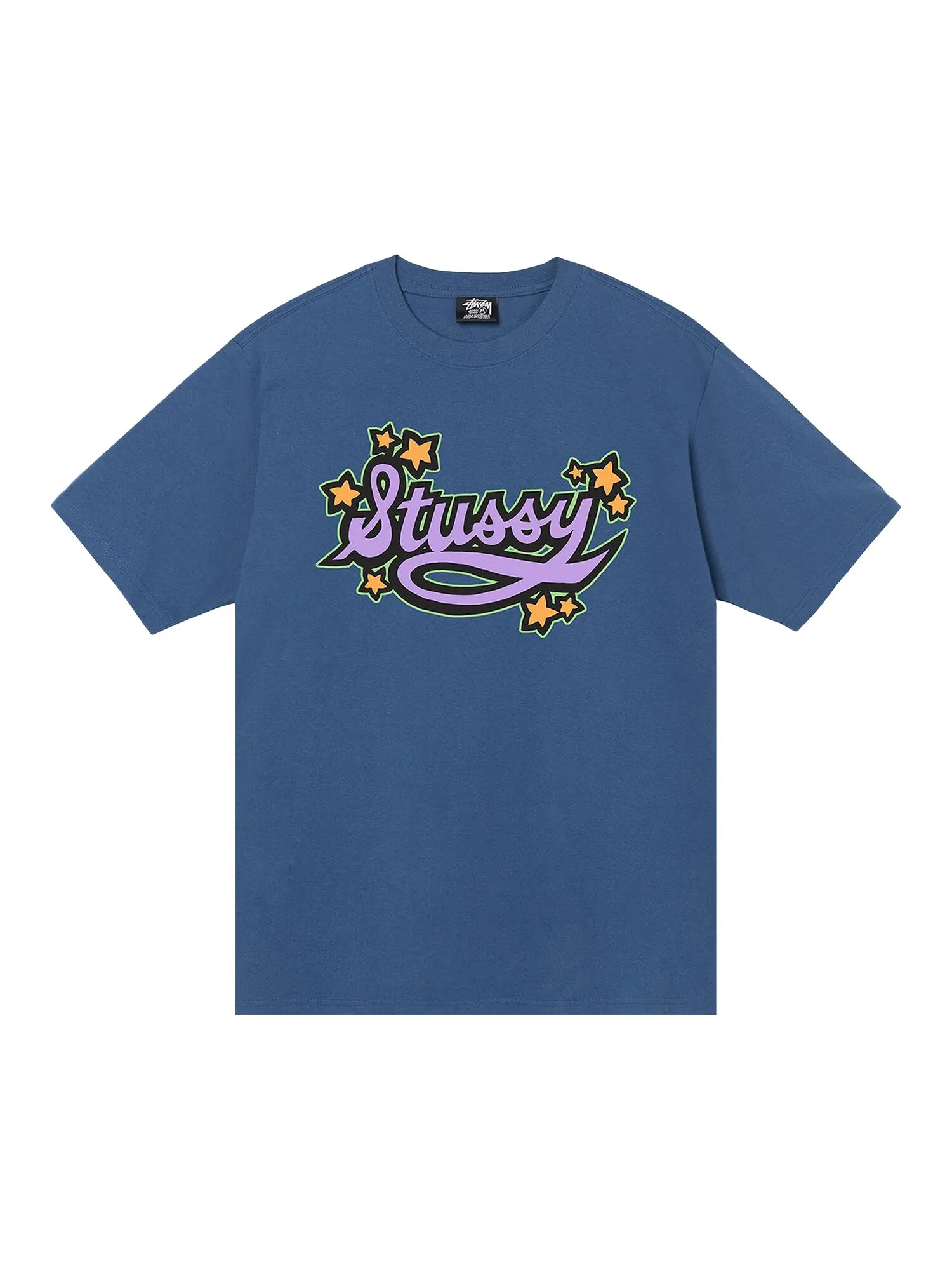 Футболка Stussy Star со сценарием Полночь