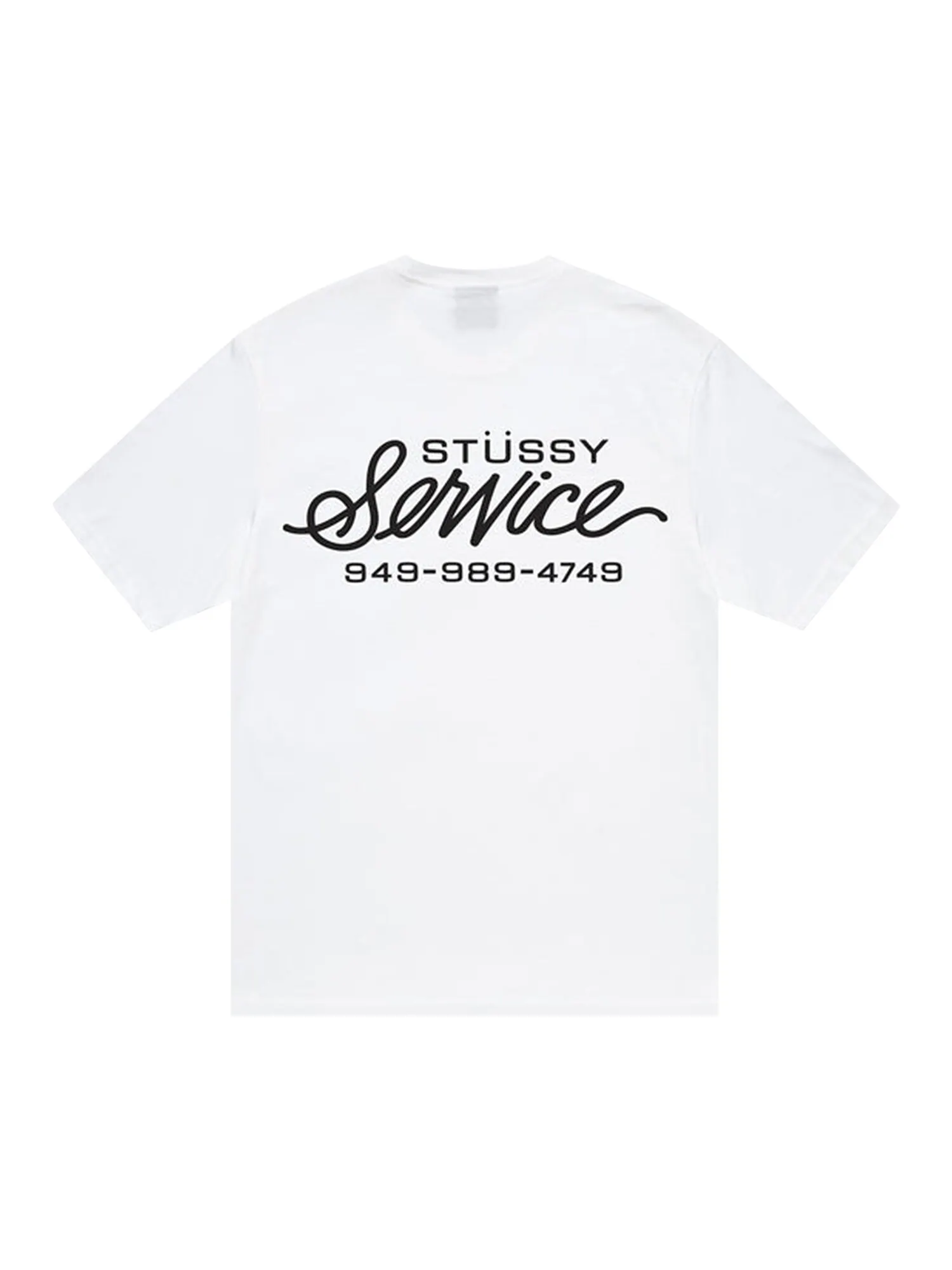 Футболка Stussy Белая — изображение 2 из 2, белый