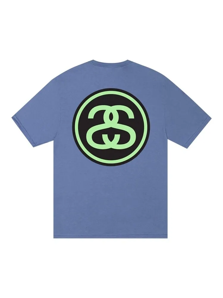Футболка Stussy SS-Link 'Storm' — изображение 2 из 2, синий