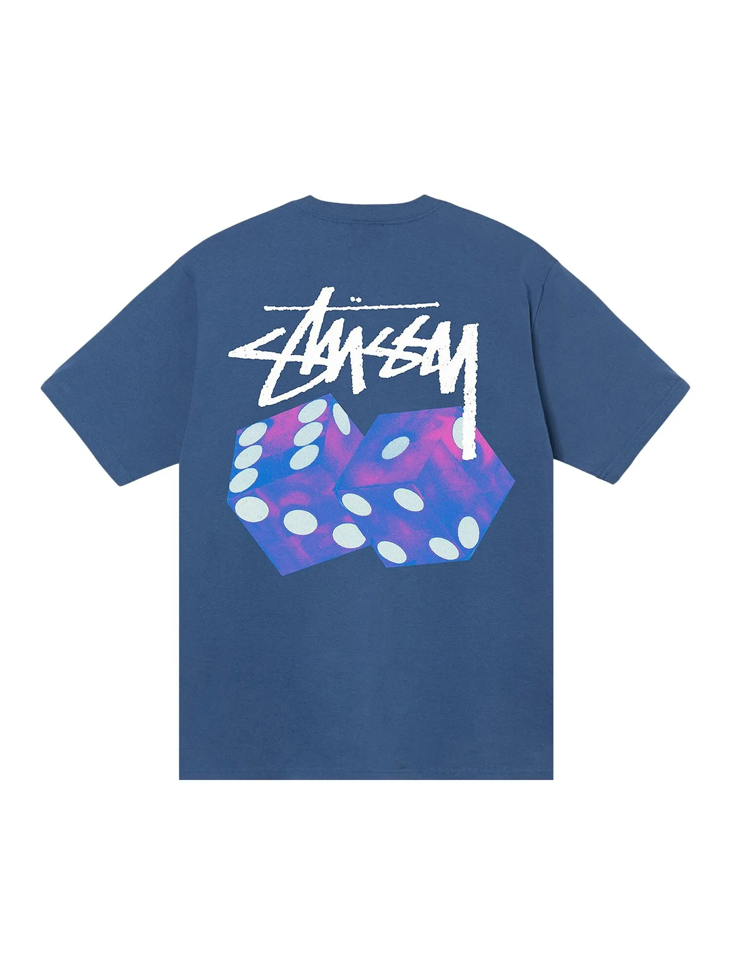 Футболка Stussy Diced Out Полночь — изображение 2 из 2, синий