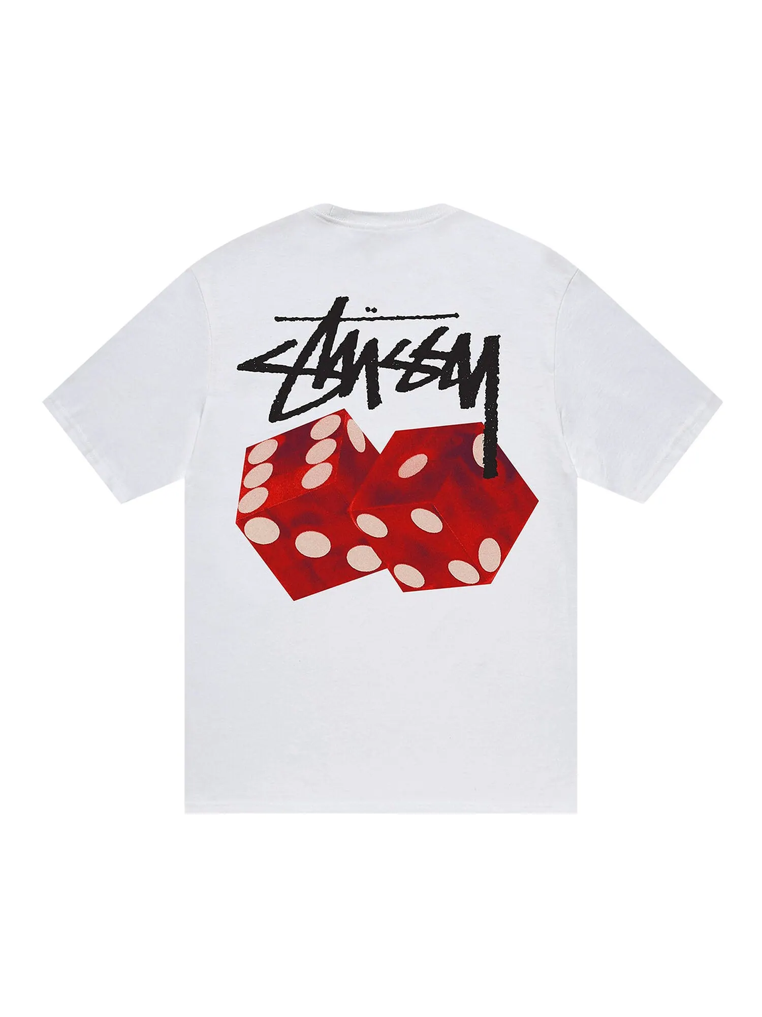 Футболка Stussy Diced Out Белая — изображение 2 из 2, белый