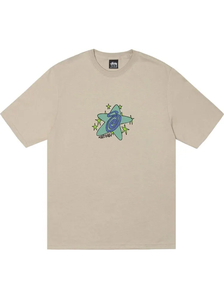 Футболка Stussy Galaxy 'Khaki' — изображение 1 из 2, зеленый