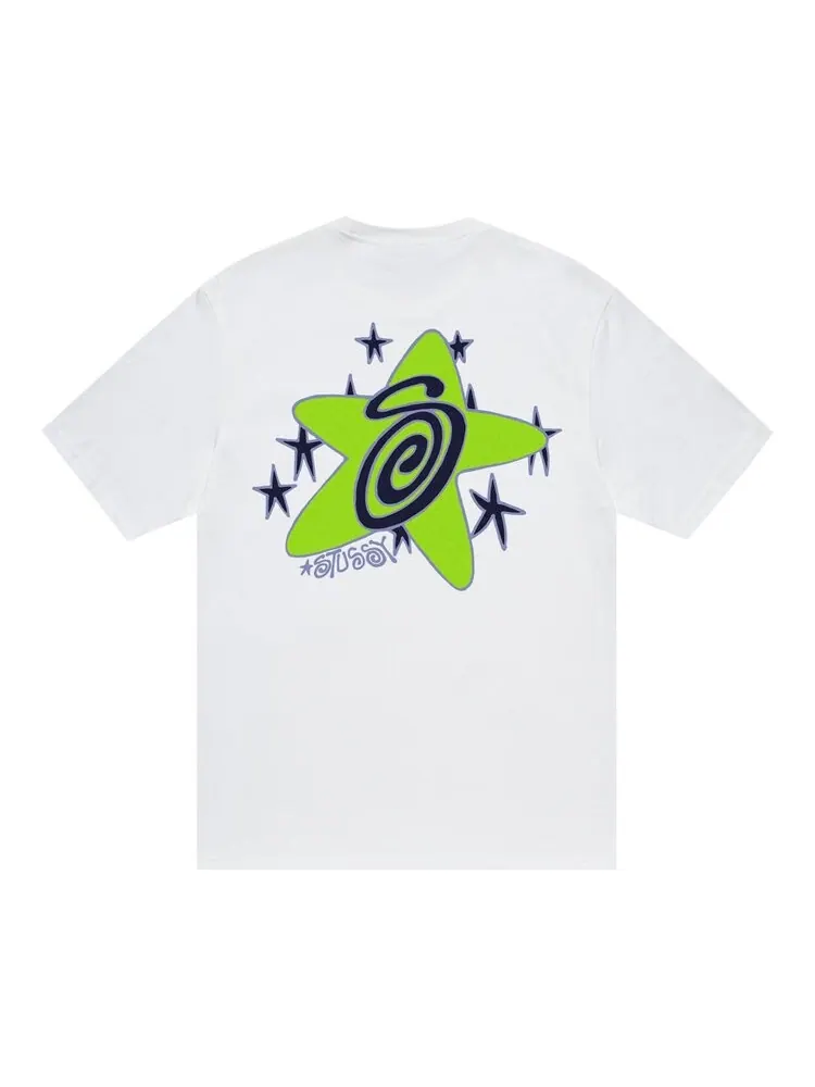 Футболка Stussy Galaxy 'White' — изображение 2 из 2, белый
