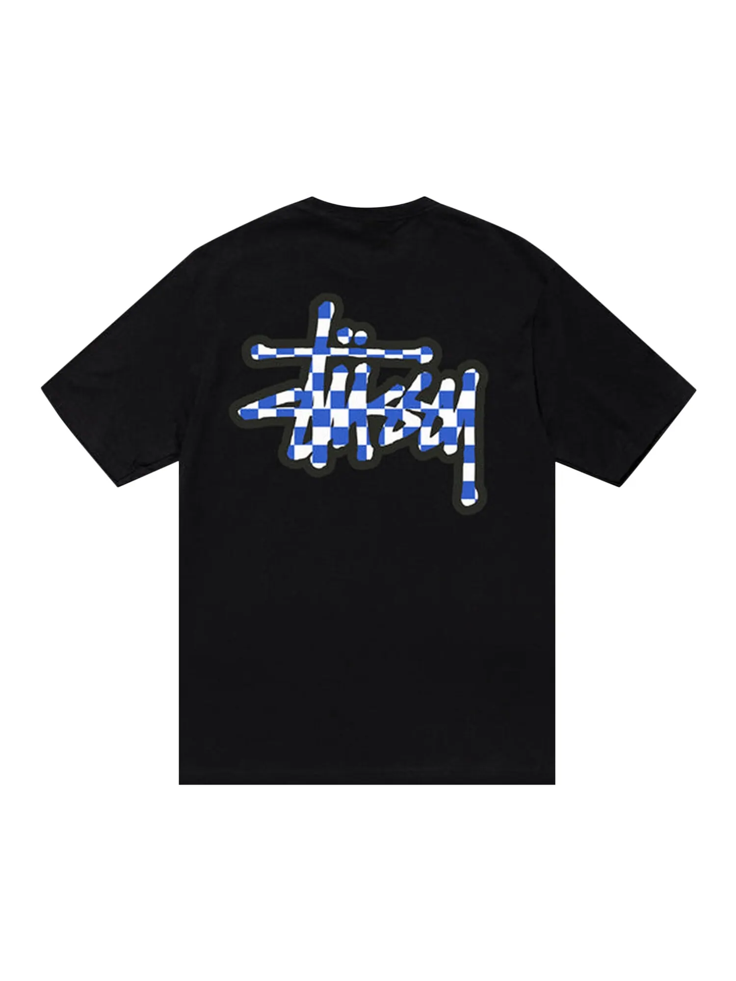 Футболка Stussy Checker Stock — изображение 2 из 2, черный